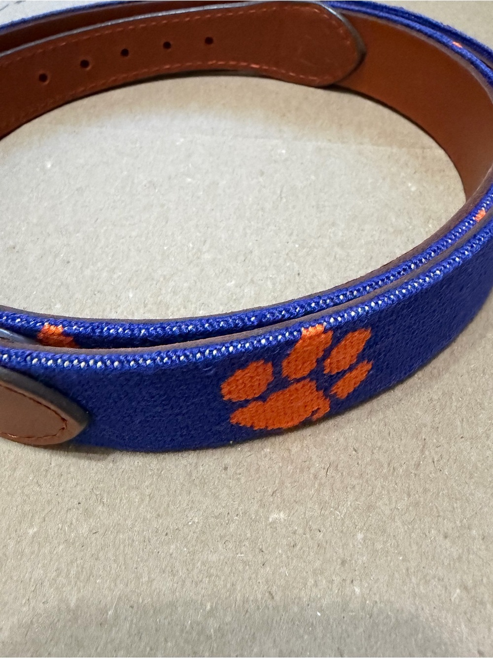 Smathers & Branson Clemson Belt Size 40 - Picture 9 of 9